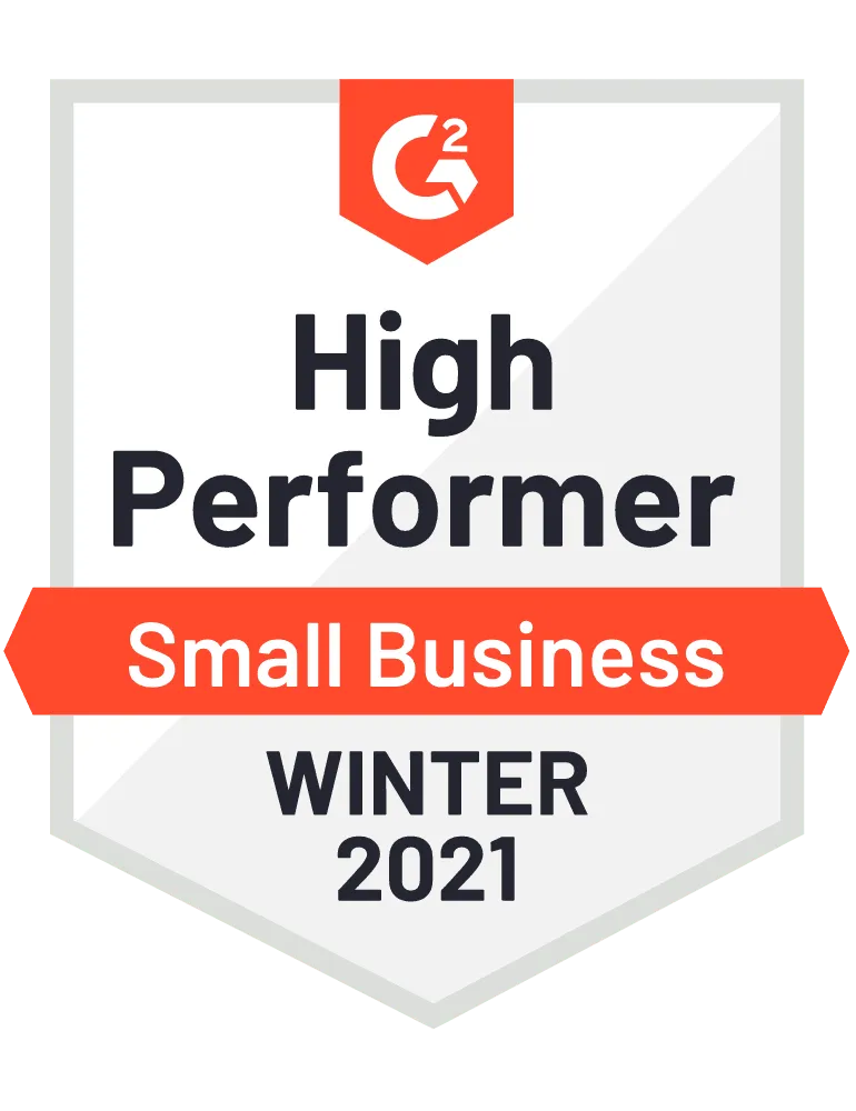 High Performer Small Business Winter 2021